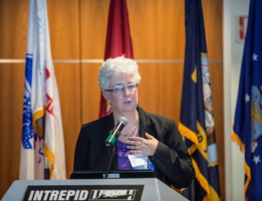 Paulette Dalpes, Deputy to the Vice Chancellor for Student Affairs at the USS Intrepid Sea Air Space Museum